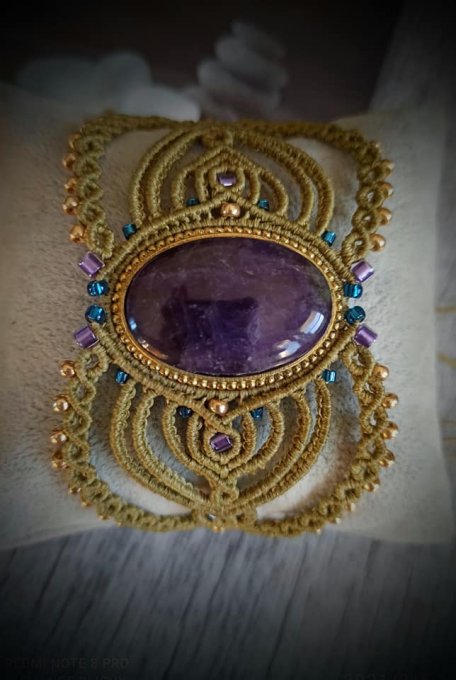 bracelet améthyste