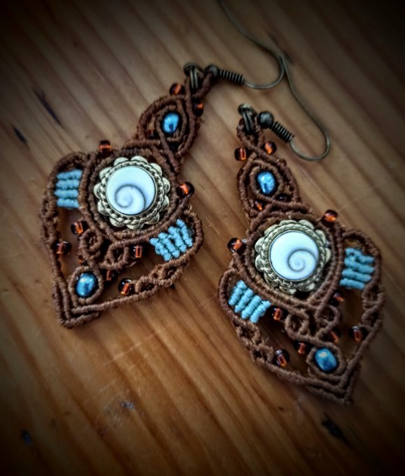 Boucles d oreilles oeil de sainte Lucie