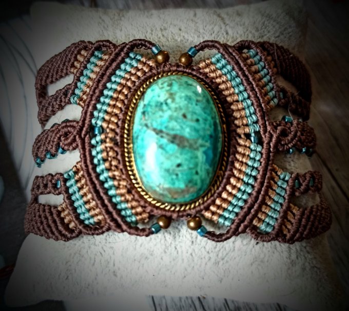 Bracelet chrysocolle