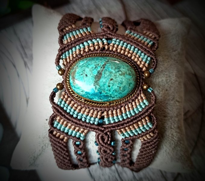 Bracelet chrysocolle