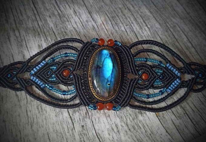 Bracelet labradorite