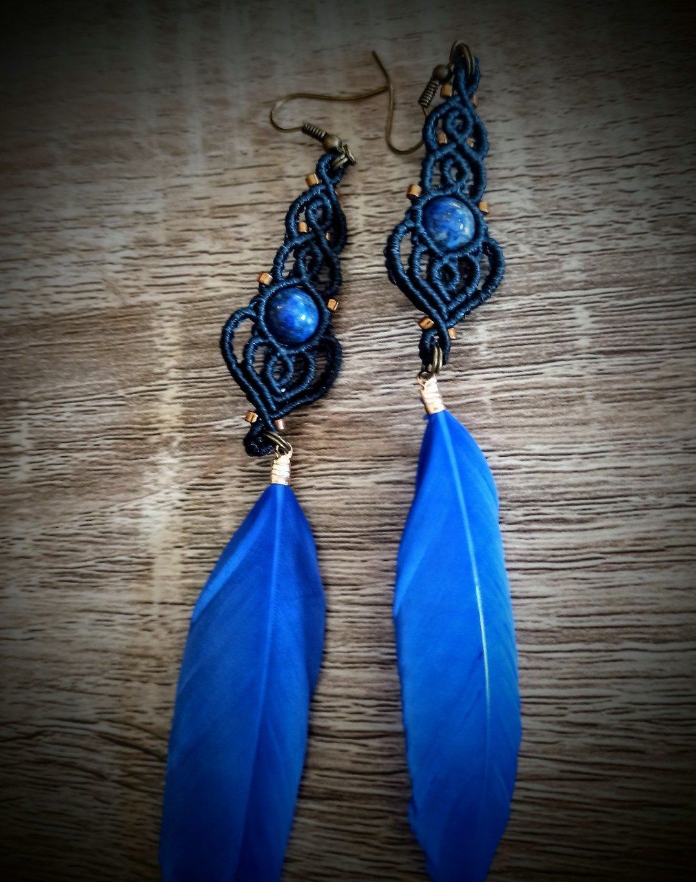 Boucles d'oreilles lapis-lazuli