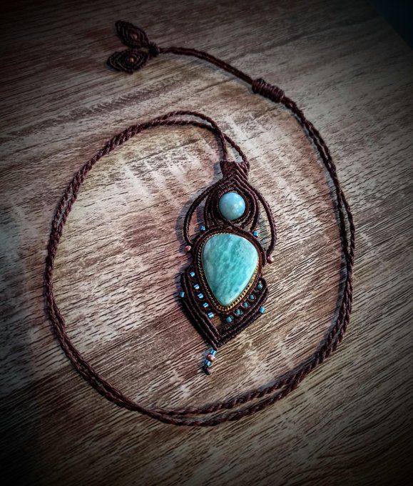 Collier amazonite