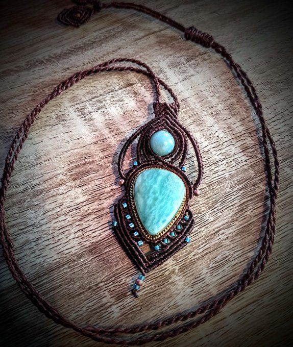 Collier amazonite