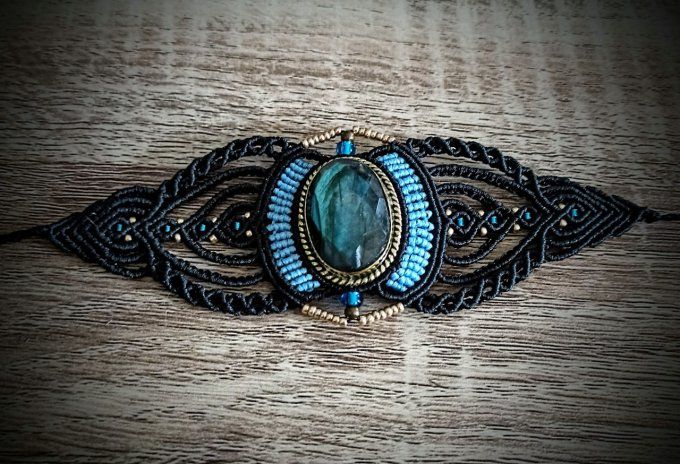 Bracelet labradorite