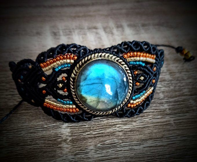 Bracelet labradorite