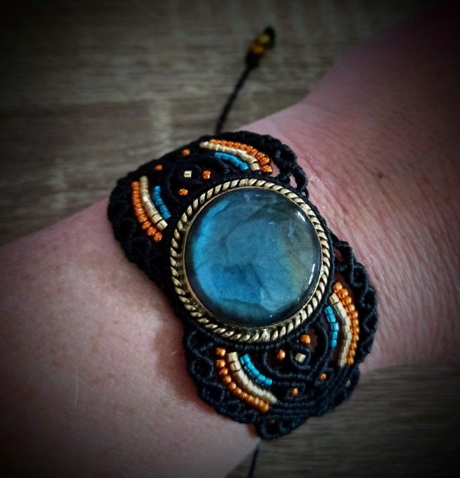 Bracelet labradorite